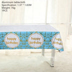 Αδιάβροχο Τραπεζομάντηλο Glitter Foil Party 137x183cm - Plastic tablecover OEM