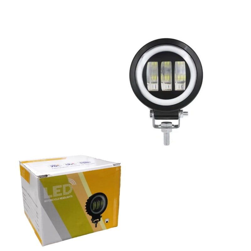 Προβολάκι Μηχανής Led 1τμχ 12-80V λεύκο φως - Motorcycle headlight OEM