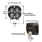 Προβολέας εργασίας 4 LED 10-30V - LED work light OEM