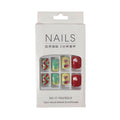 Αυτοκόλλητα νύχια σε διάφορα σχέδια - Press-on fake nails OEM