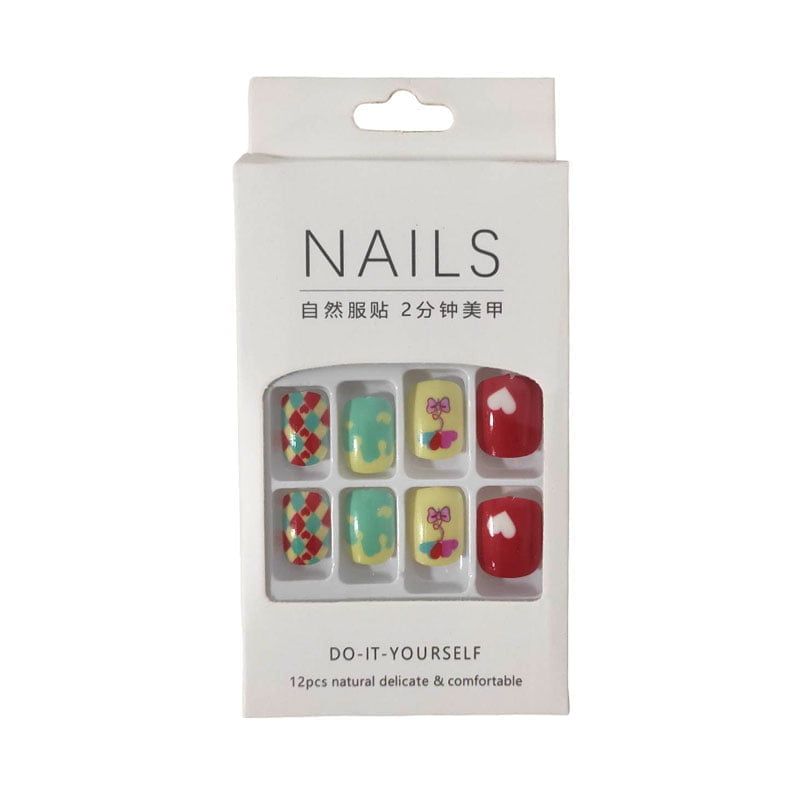Αυτοκόλλητα νύχια σε διάφορα σχέδια - Press-on fake nails OEM