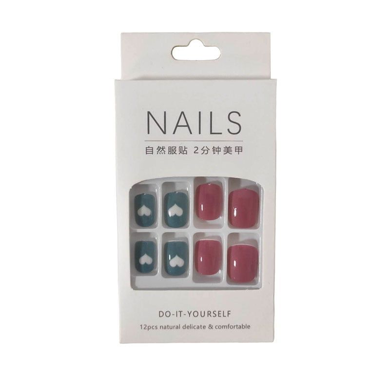 Αυτοκόλλητα νύχια σε διάφορα σχέδια - Press-on fake nails OEM