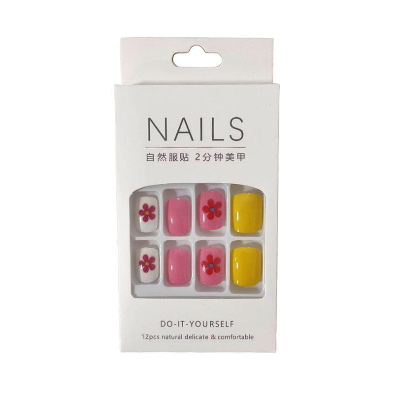 Αυτοκόλλητα νύχια σε διάφορα σχέδια - Press-on fake nails OEM