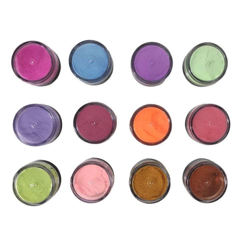 Σκόνη νυχιών σετ 12 διαφορετικά χρώματα - Nail powder OEM
