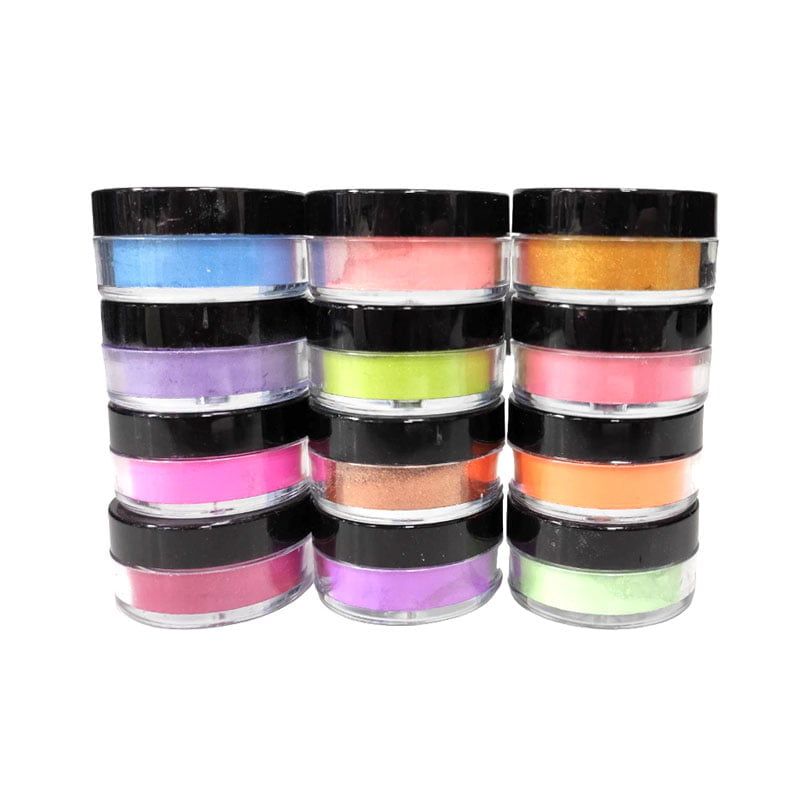 Σκόνη νυχιών σετ 12 διαφορετικά χρώματα - Nail powder OEM