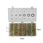 Σετ γκρόβερ γαλβανιζέ 800τμχ - Metric lock washer assortment OEM