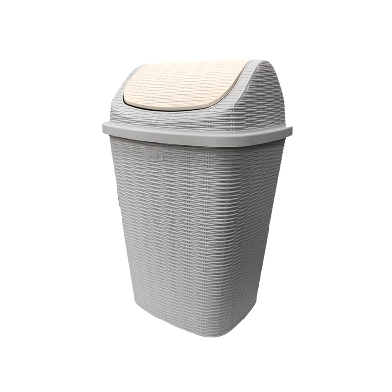 Πλαστικός Κάδος Απορριμάτων - Garbage can - Γκρι OEM