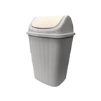 Πλαστικός Κάδος Απορριμάτων - Garbage can - Καφέ OEM
