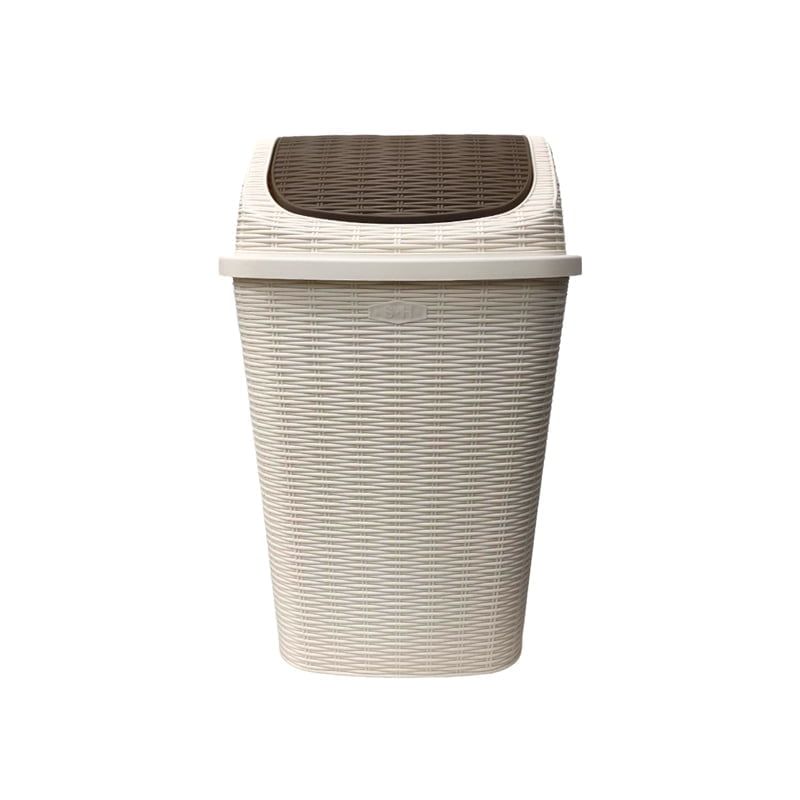 Πλαστικός Κάδος Απορριμάτων - Garbage can - Μπεζ OEM