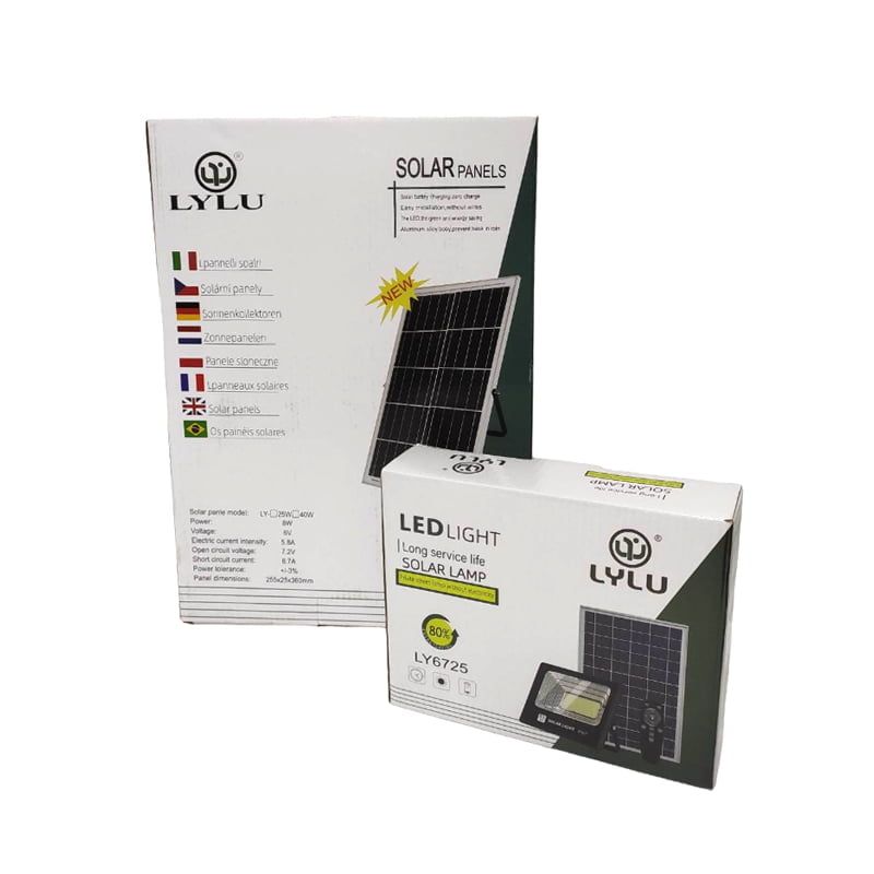 LYLU Ηλιακός προβολέας με τηλεχειριστήριο 60W LY6725 - Solar light OEM