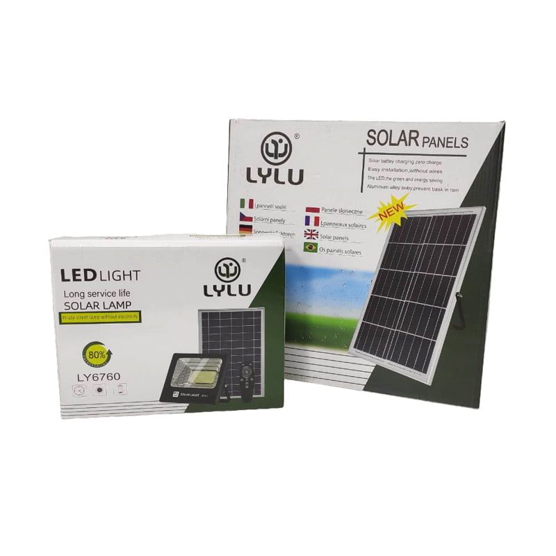 LYLU Ηλιακός προβολέας με τηλεχειριστήριο 200W LY6760 - Solar light OEM