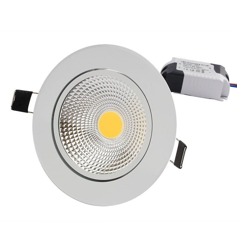 LED λάμπα σποτάκι 5W WH 7.2cm - LED lamp OEM