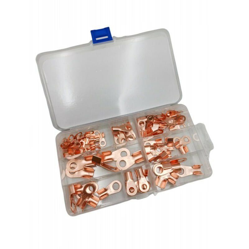 RChang Ακροδέκτες Οπής Χάλκινο 80τμχ W12101 - Copper terminal 80pcs RCHANG