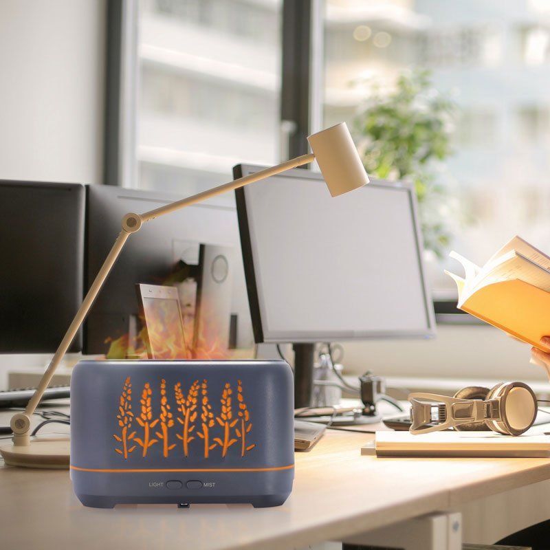 Συσκευή για Αρωματοθεραπεία με φωτισμό - Flame Diffuser color OEM