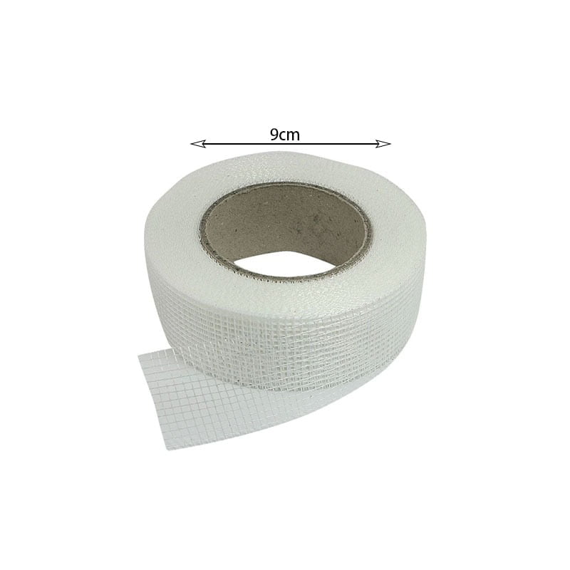 Αυτοκόλλητη λευκή διχτυωτή ταινία από fiberglass για ρωγμές 50*20cm - Self adhesive fiberglass tape OEM