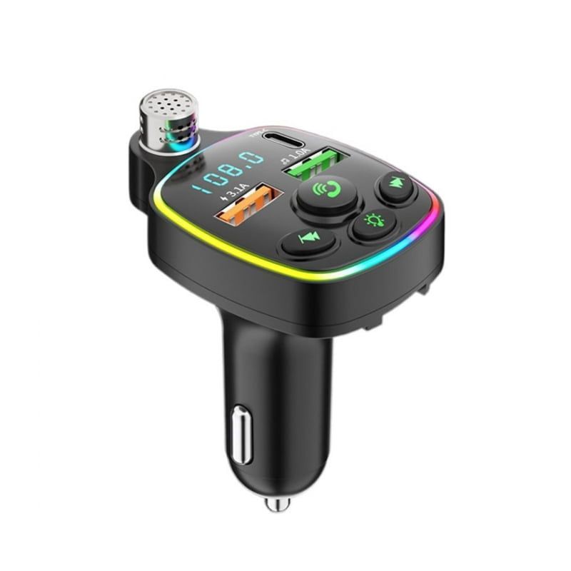 Andowl Πομπός αυτοκινήτου φορτιστής FM Transmitter Q-C71 – Car FM Transmitter OEM