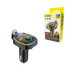 Andowl Πομπός αυτοκινήτου φορτιστής FM Transmitter Q-C71 – Car FM Transmitter OEM
