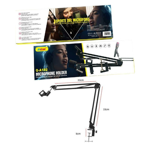 Andowl Βάση μικροφώνου Q-A192 - Professional recording microphone stand ANDOWL