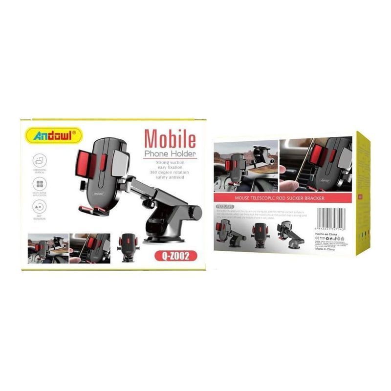 Andowl Βάση κινητού αυτοκινήτου Q-Z002 - Car Phone Holder - Μαύρο ANDOWL