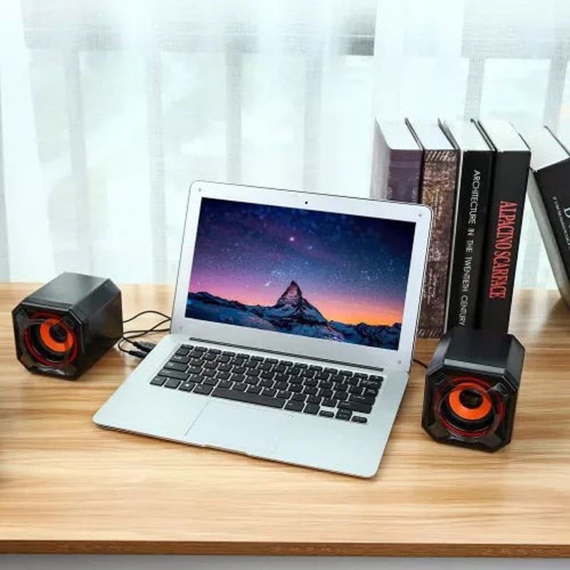 Andowl Ηχεία 2.0 Multimedia Mini Speaker Q88 - Mobile Desktop Speakers ANDOWL