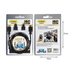 Andowl Καλώδιο οθόνης 4K Ultra HD HD310 - Cable HDMI male - HDMI male 1.5m Μαύρο ANDOWL
