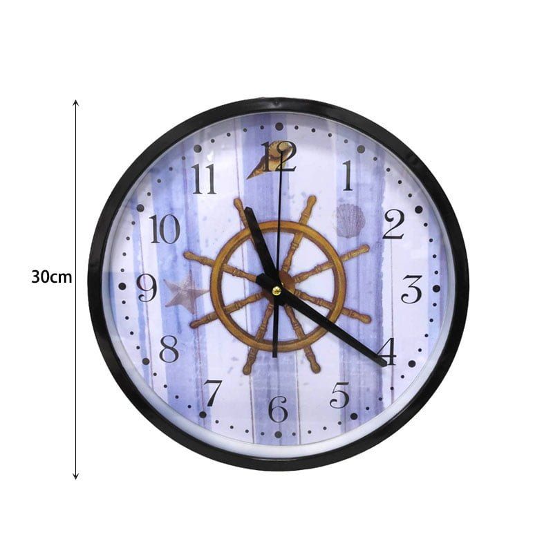 Ρολόι τοίχου - Wall clock - Μαύρο OEM