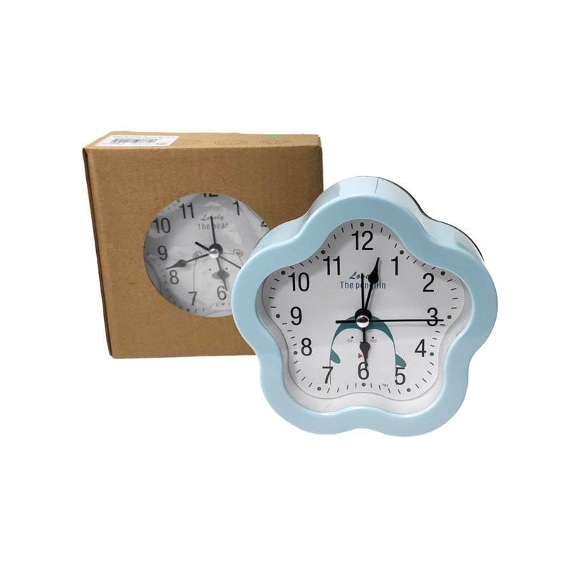 Επιτραπέζιο Ρολόι με Ξυπνητήρι - Alarm clock - Μπεζ OEM