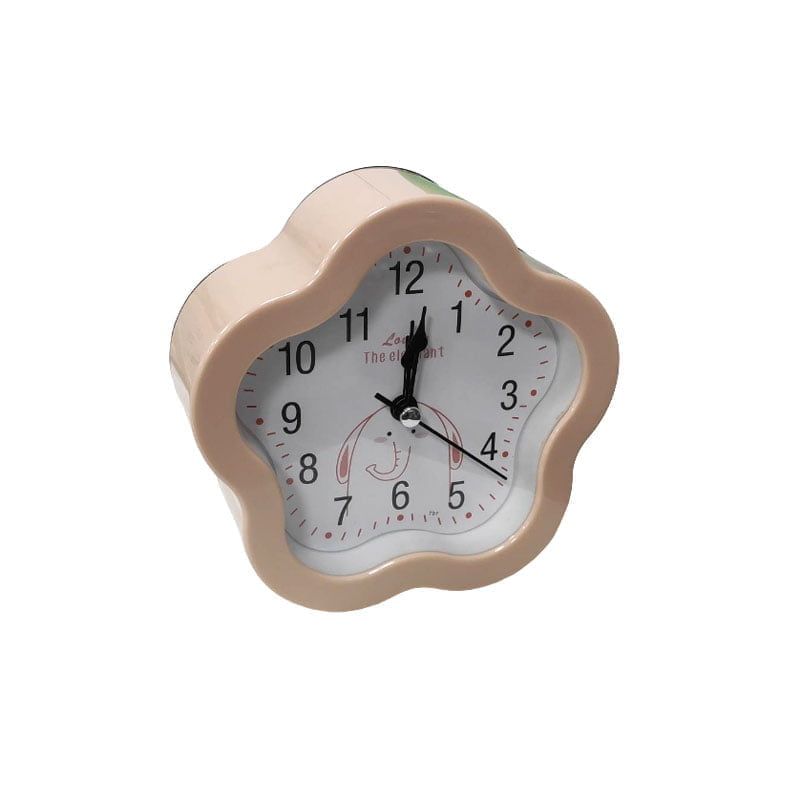 Επιτραπέζιο Ρολόι με Ξυπνητήρι - Alarm clock - Ροζ OEM