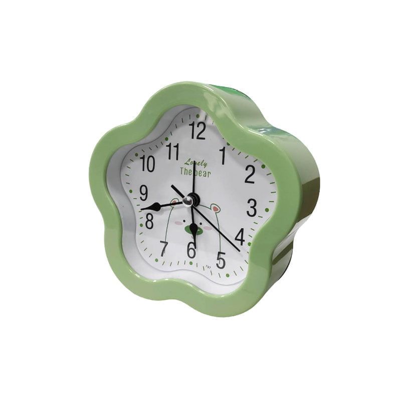 Επιτραπέζιο Ρολόι με Ξυπνητήρι - Alarm clock - Μπεζ OEM