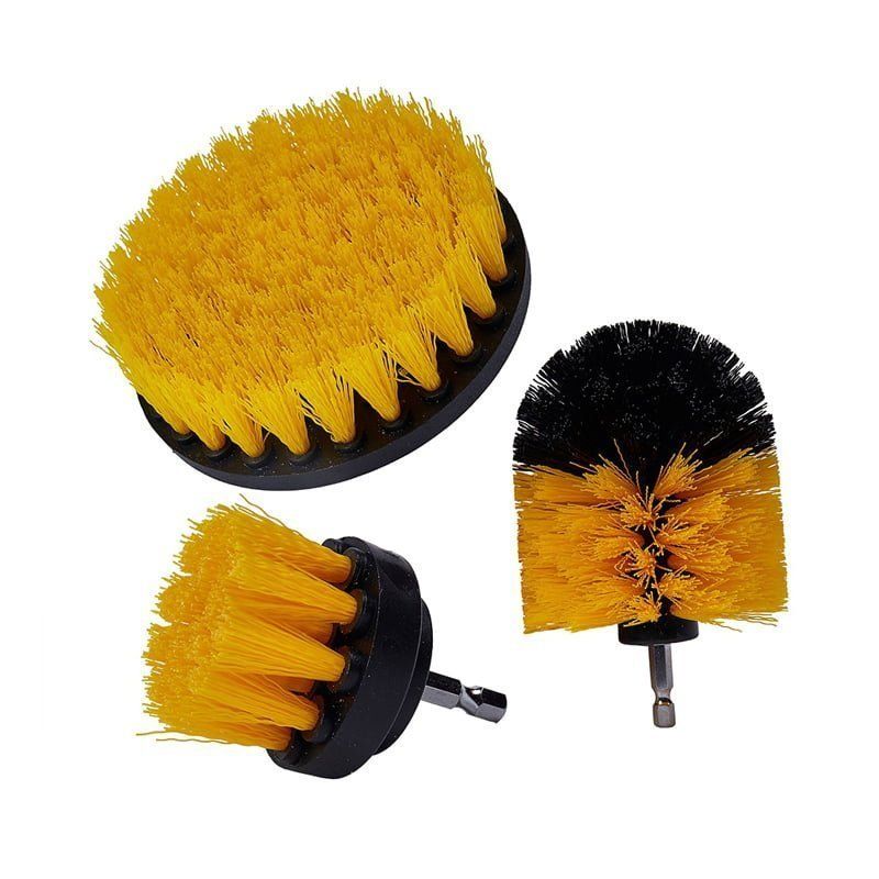 Σετ βούρτσες καθαρισμού για δραπανοκατσάβιδα 3τμχ - Electric Drill Brush Kit OEM