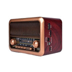 NNS NS-3315BT Ρετρό Επιτραπέζιο Ραδιόφωνο με USB – Retro radio - Κόκκινο NNS