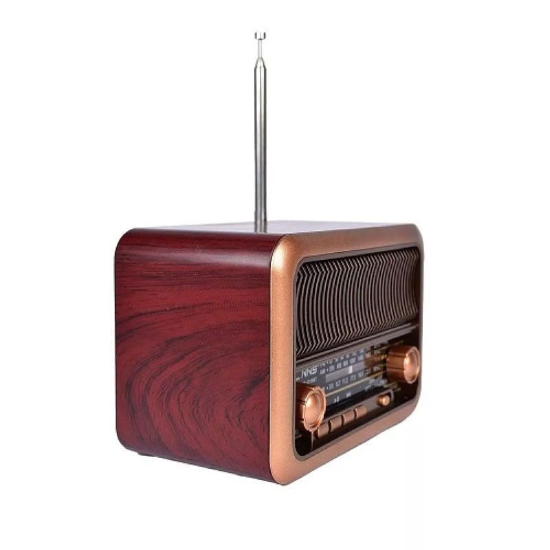 NNS NS-3315BT Ρετρό Επιτραπέζιο Ραδιόφωνο με USB – Retro radio - Κόκκινο NNS