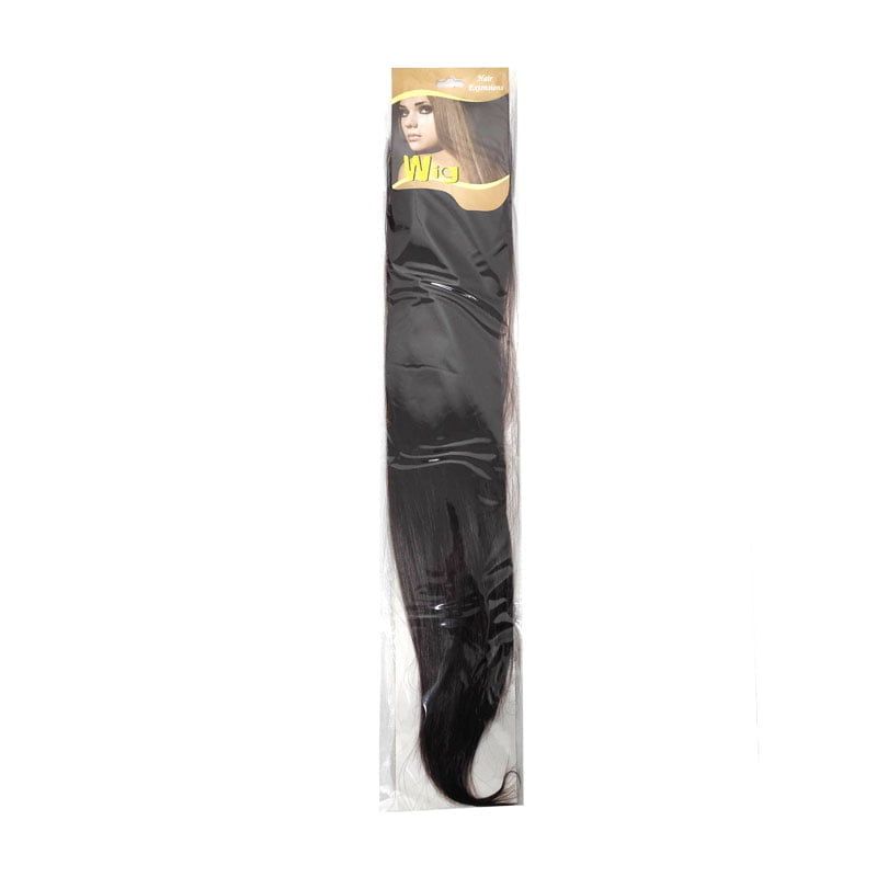 Τρέσα μαλλιών με κλιπς καστανό σοκολατί 1B - Hair tapes OEM
