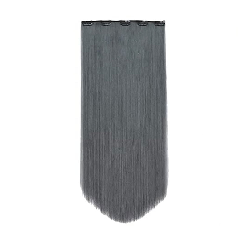 Τρέσα μαλλιών με κλιπς γκρι - Hair tapes OEM