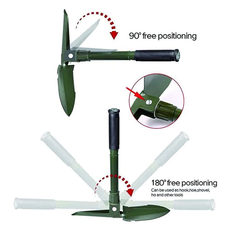 Πτυσσόμενο μεταλλικό φτυάρι πολυεργαλείο - Folding metal shovel OEM