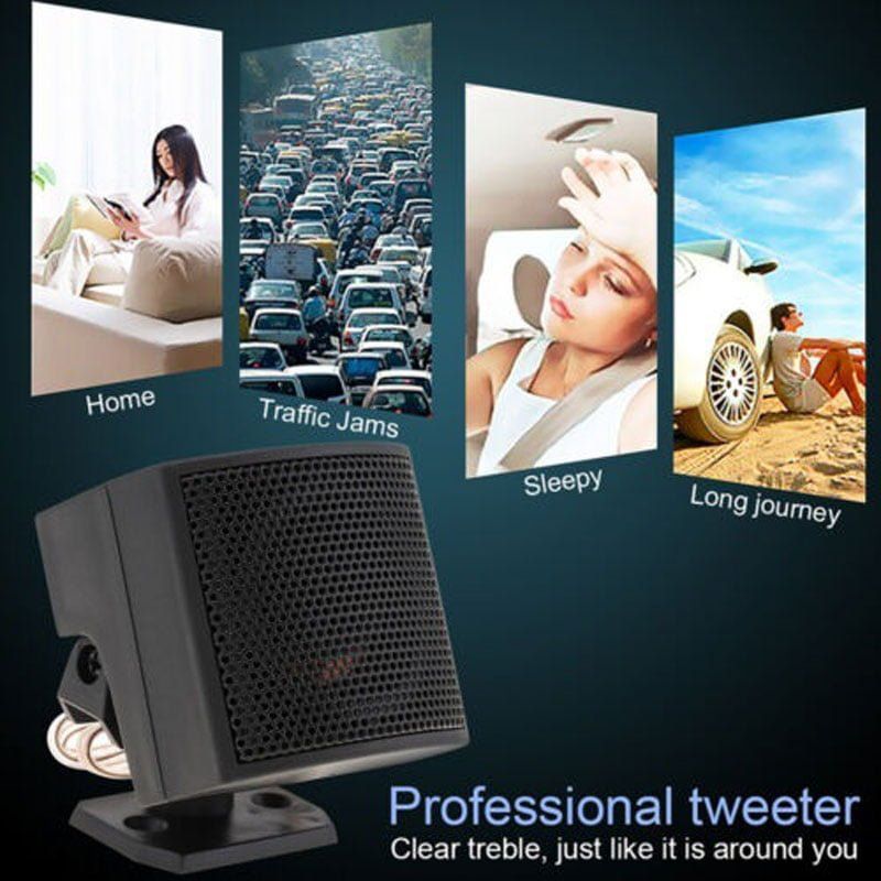 Pervoi Σετ Mini Tweeter Ηχεία Αυτοκινήτου 500W CTC-029 μαύρο 2τμχ - Car Mini Tweeter speakers PerVoi