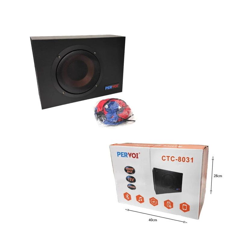 Pervoi Subwoofer Αυτοκινήτου 12V CTC-8031 - Active subwoofer PerVoi