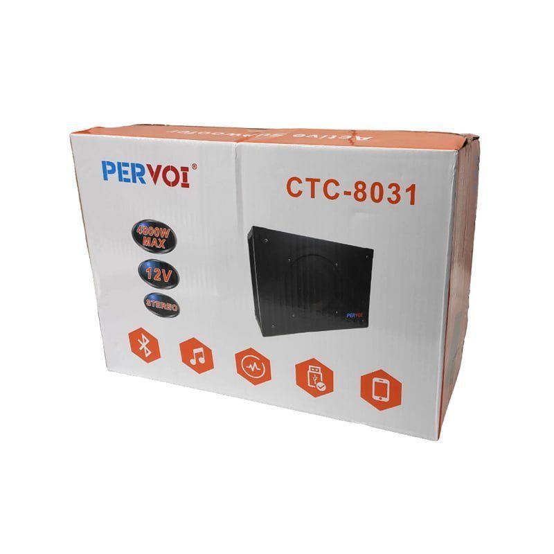 Pervoi Subwoofer Αυτοκινήτου 12V CTC-8031 - Active subwoofer PerVoi