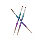 Πινέλο νυχιών διπλής όψης 3τεμ - Nail pen OEM