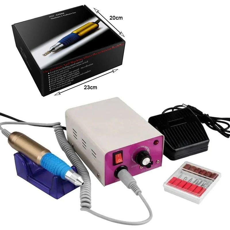 MM-25000 Τροχός Νυχιών Ρεύματος 30000rpm με Πεντάλ με Συμβατικό Μετασχηματιστή - Nail drill OEM