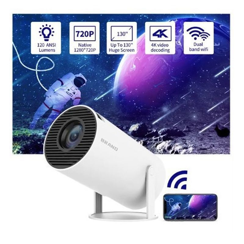 LED προτζέκτορας Ultra HD USB - LED Multimedia Projector TF OEM