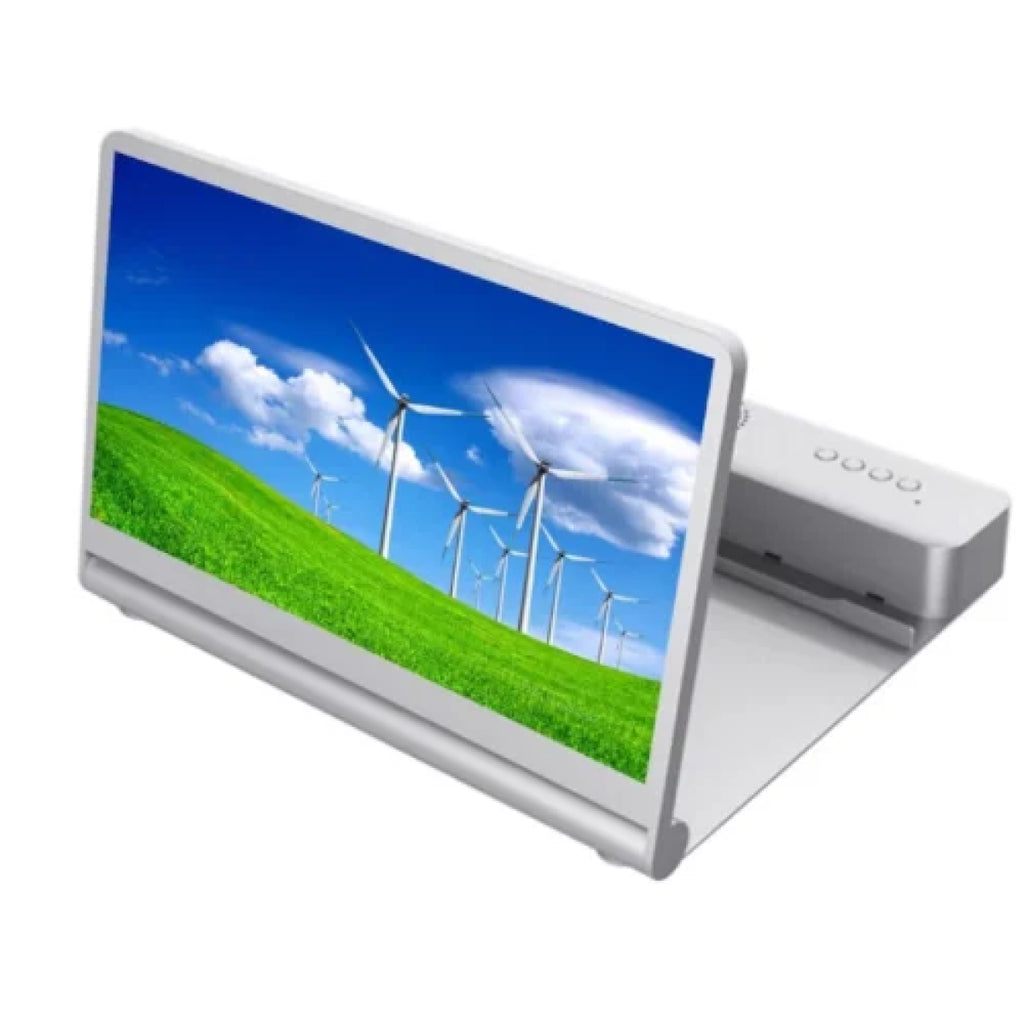 Andowl Μεγεθυντής Οθόνης Κινητού Q-T93 - Phone Screen Amplifier Dual Speakers λευκό
