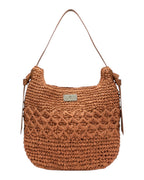 Ψάθινη τσάντα ώμου XY-2638 - Κόκκινο BAG TO BAG