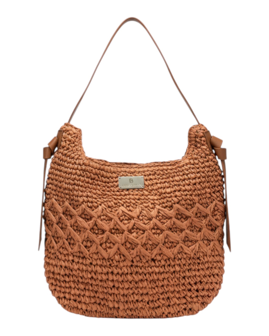 Ψάθινη τσάντα ώμου XY-2638 - Κόκκινο BAG TO BAG