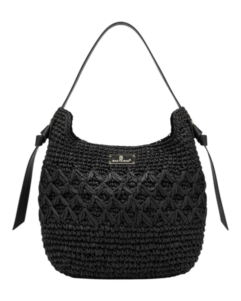 Ψάθινη τσάντα ώμου XY-2638 - Κόκκινο BAG TO BAG