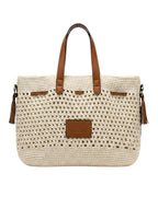 Πλεκτή Τσάντα Χειρός CN26003 - Μπέζ BAG TO BAG