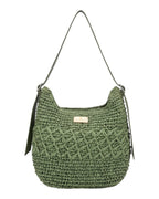 Ψάθινη τσάντα ώμου XY-2638 - Κόκκινο BAG TO BAG