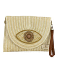 Ψάθινη τσάντα χειρός XY-2607 - Μπέζ BAG TO BAG
