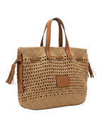 Πλεκτή Τσάντα Χειρός CN26003 - Χακί BAG TO BAG