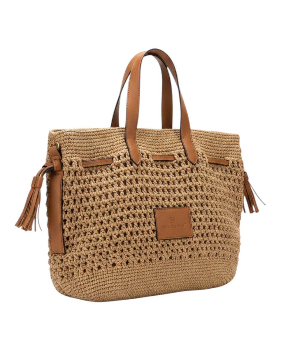 Πλεκτή Τσάντα Χειρός CN26003 - Χακί BAG TO BAG
